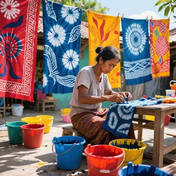 Batik Celup: Seni Pewarnaan Kain yang Unik dan Kreatif